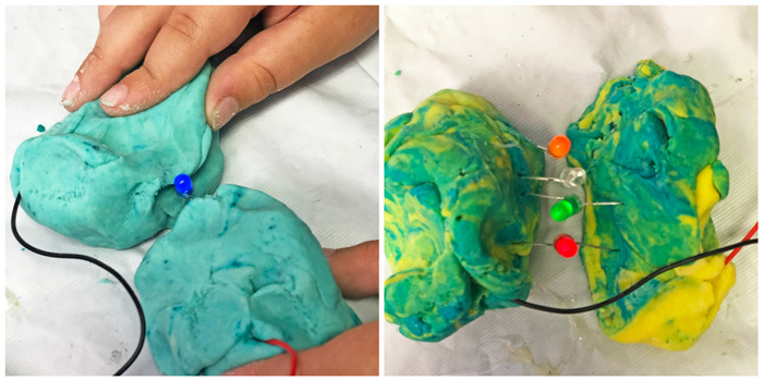Learn about circuits by making electric play dough! This is a wonderful classroom or at-home activity featuring electricity.
