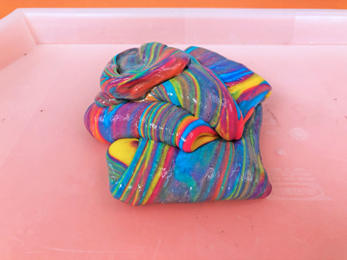 Tie Dye Slime & How to Make Slime with Baking Soda - Babble Dabble Do