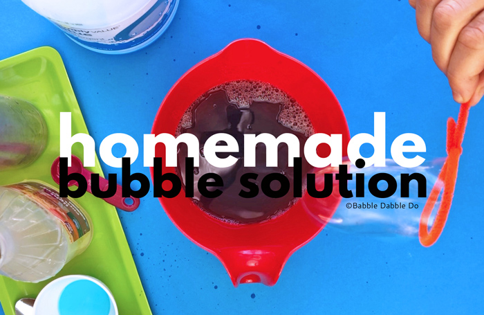 How To Make Homemade Bubble Solution